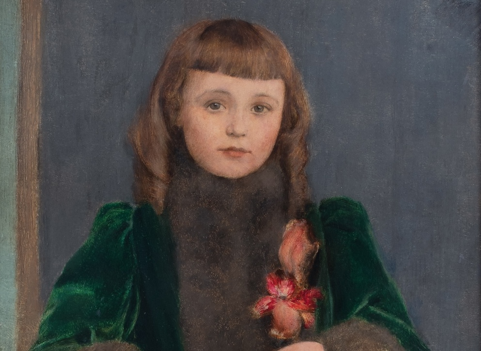 Fernand Khnopff, Portrait of Yvonne Suys, 1890
