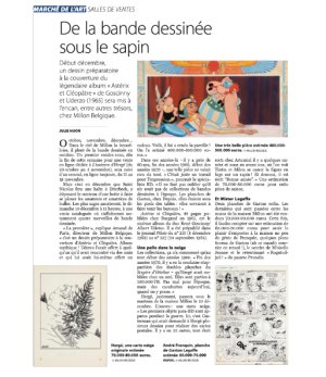 De la bande dessin&eacute;e sous le sapin